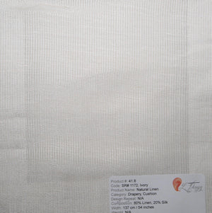 Natural Linen III Linen Blend Solid Textures