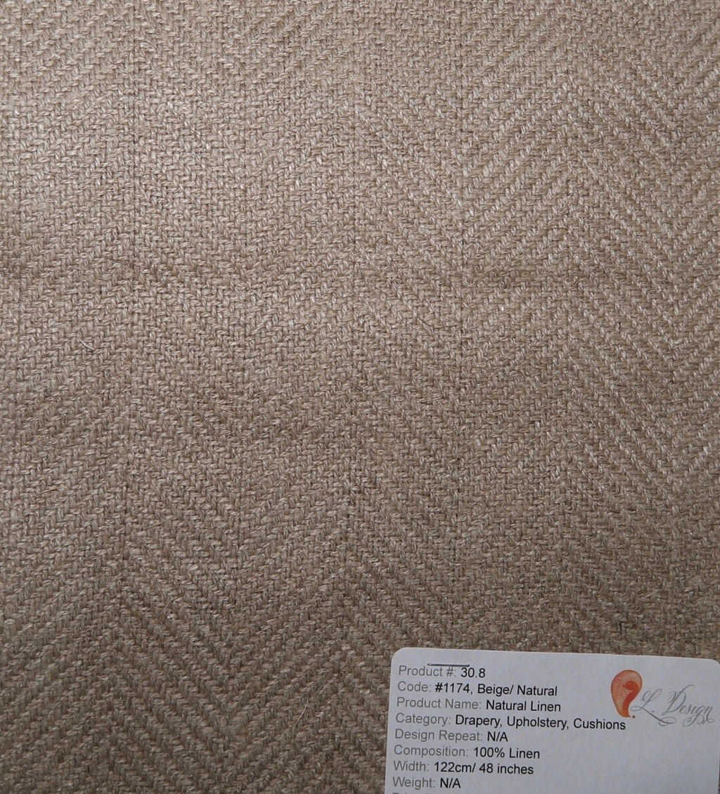 Natural Linen II Textured Patterns