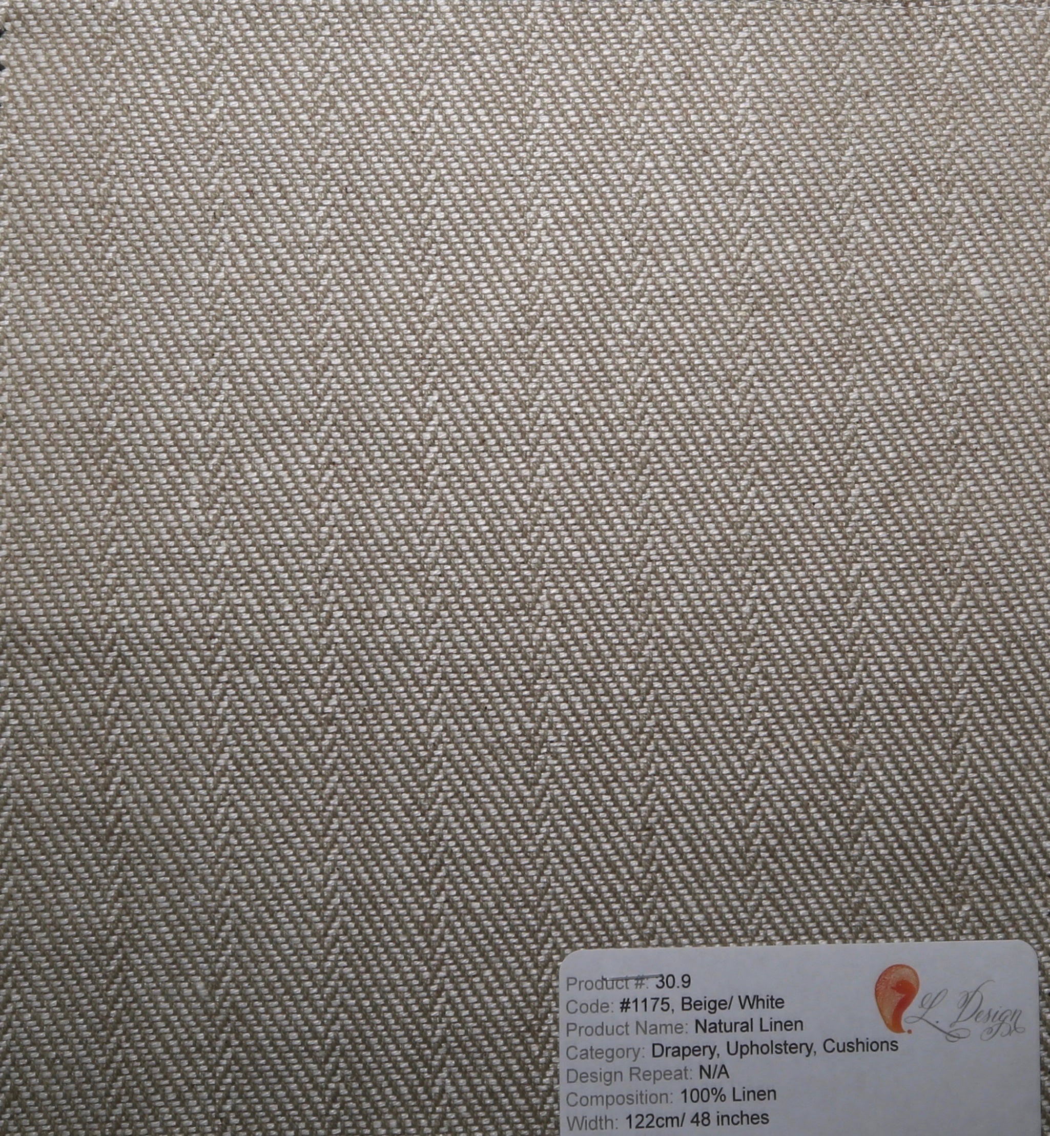 Natural Linen II Textured Patterns