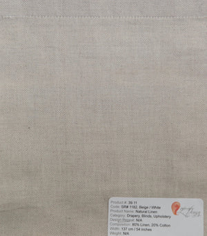 Natural Linen Solid Textures